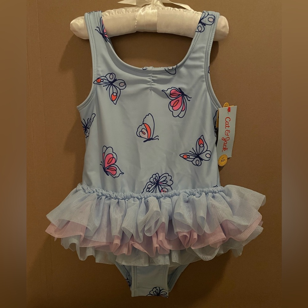 Cat and Jack Tutu one piece swimsuit.